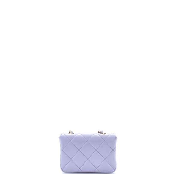 Bow Strap Classic Flap Clutch With #202091C19B - Picture 3 of 6